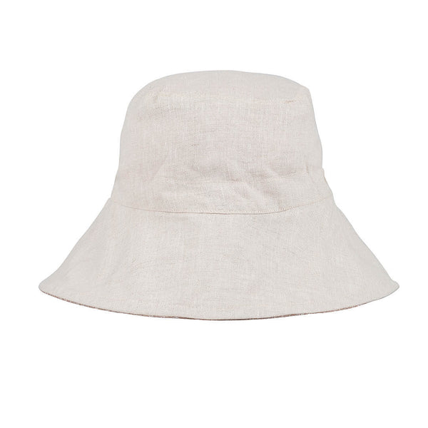 Bedhead Vacationer Reversible Adult Sun Hat - Farah / Flax