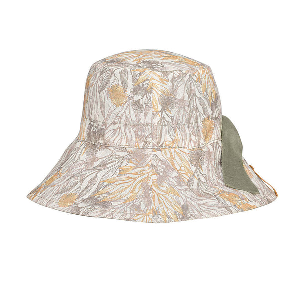 Bedhead Vacationer Reversible Adult Sun Hat - Mallee / Moss