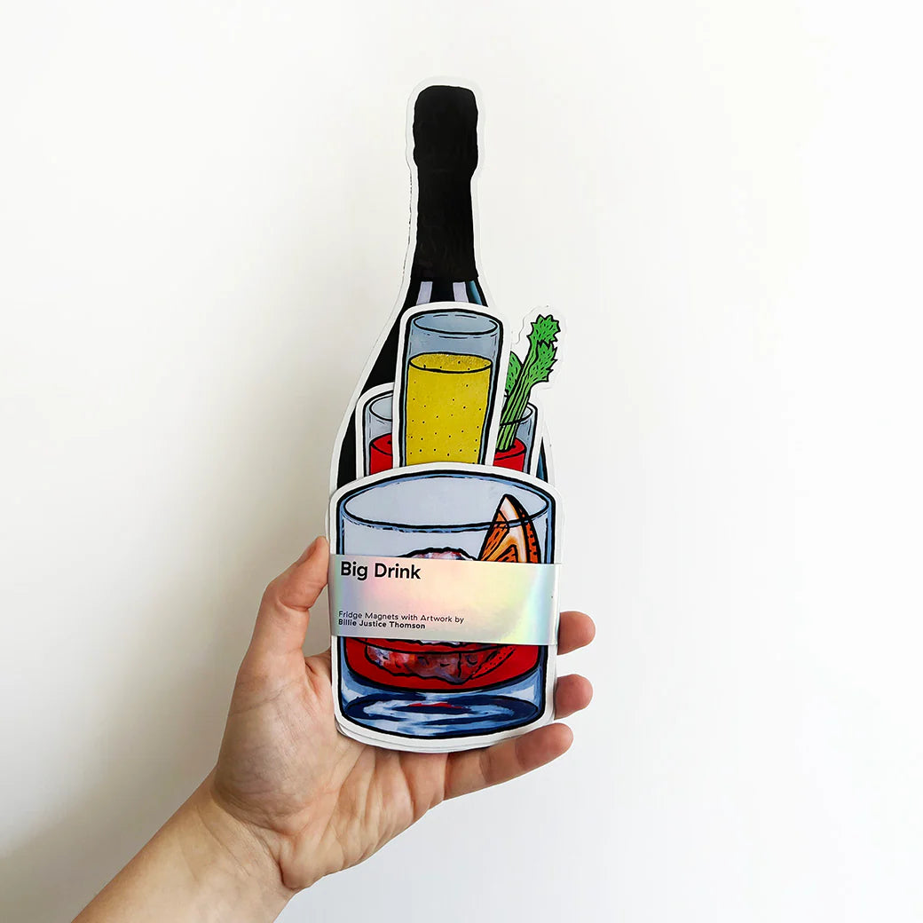 Billie Justice Thomson Big Drink Magnet Set