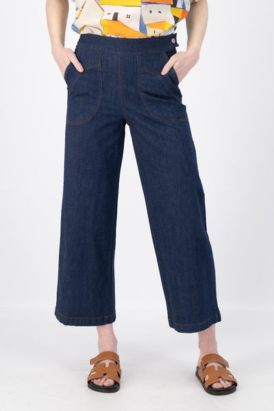 Olga de Polga Peggy Ligera Jeans - Dark Wash in Summer Denim