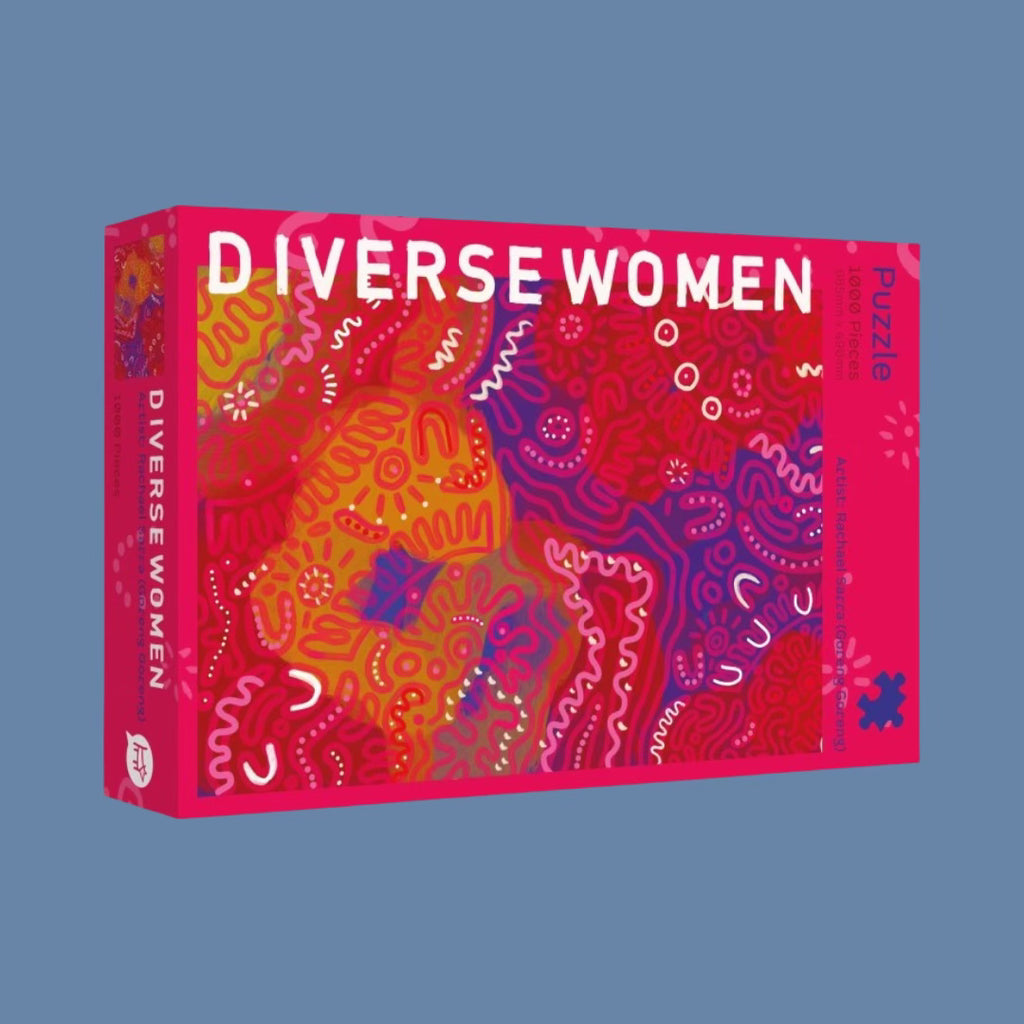 Diverse Women by Rachael Sarra: 1000 Piece Jigsaw Puzzle