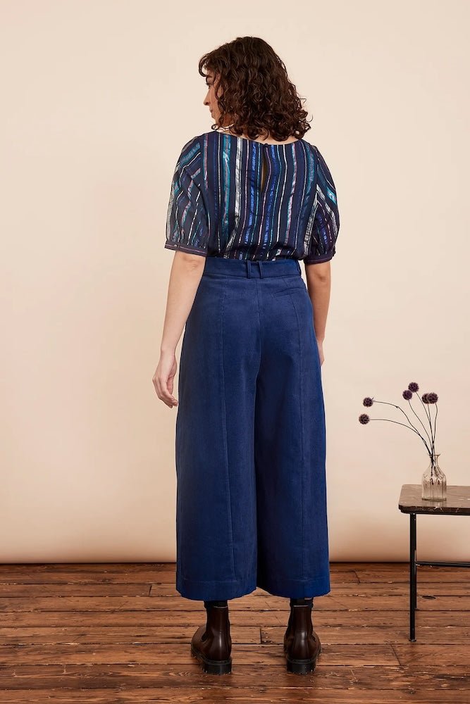 Emily & Fin Georgia Fiesta Lurex Stripe Top