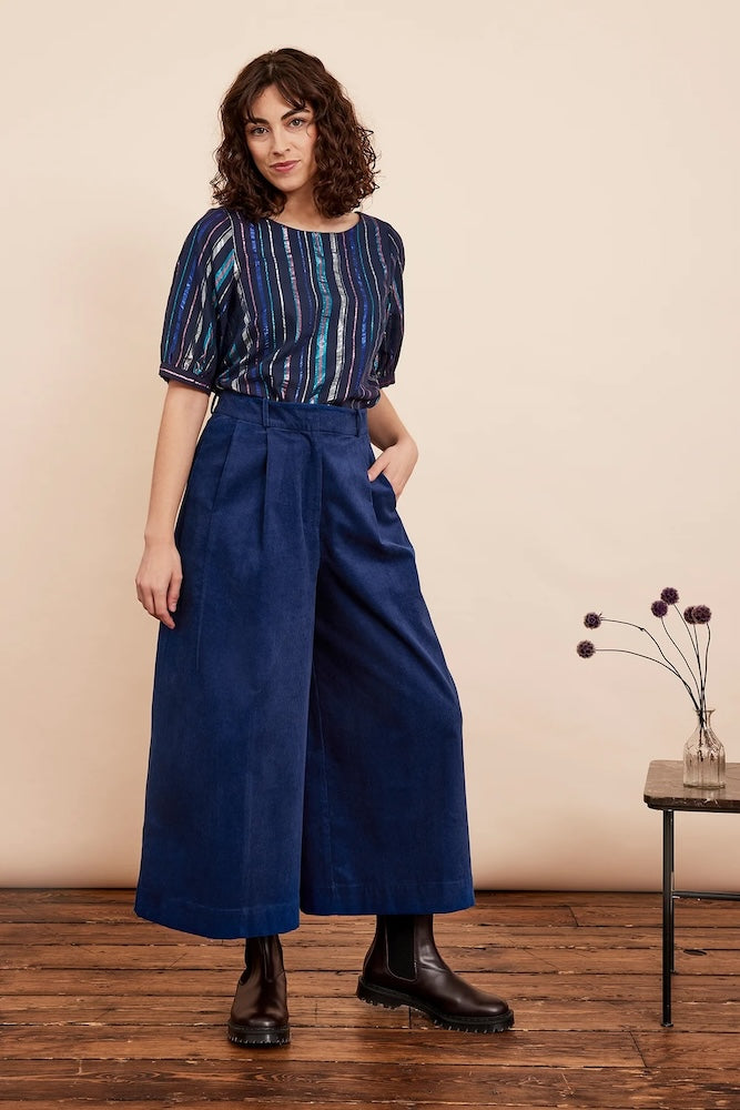 Emily & Fin Georgia Fiesta Lurex Stripe Top