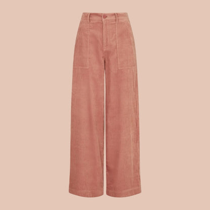Emily & Fin Nora Trouser - Dusty Pink Chunky Cord