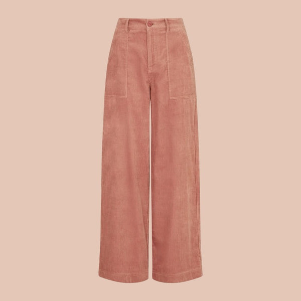 Emily & Fin Nora Trouser - Dusty Pink Chunky Cord