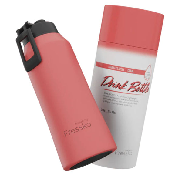 Fressko Core Drink Bottle in Coral