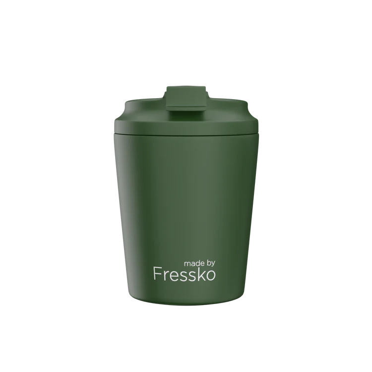 Fressko Ceramic Interior Piccolo Reusable Coffee Cup with Hang Loop - 4oz