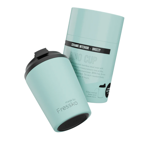 Fressko Ceramic Interior Bino Reusable Coffee Cup - 8oz