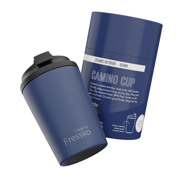 Fressko Ceramic Interior Camino Reusable Coffee Cup - 12oz