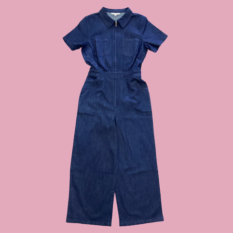 Frock Me Out Freestyler Denim Jumpsuit Indigo