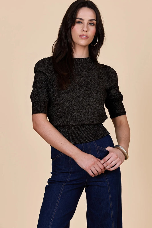 Frock Me Out Lurex Knit - Black