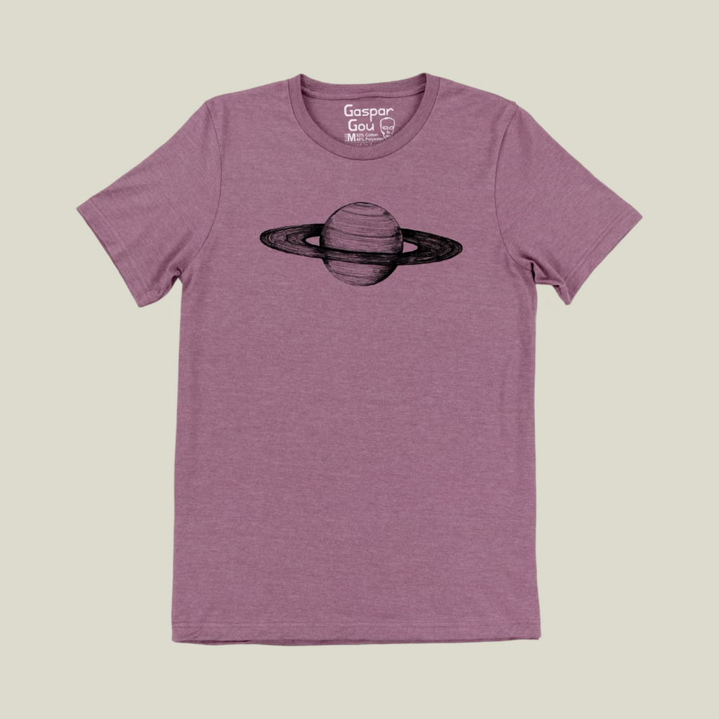 Gaspar Gou Saturn Tee - Plum