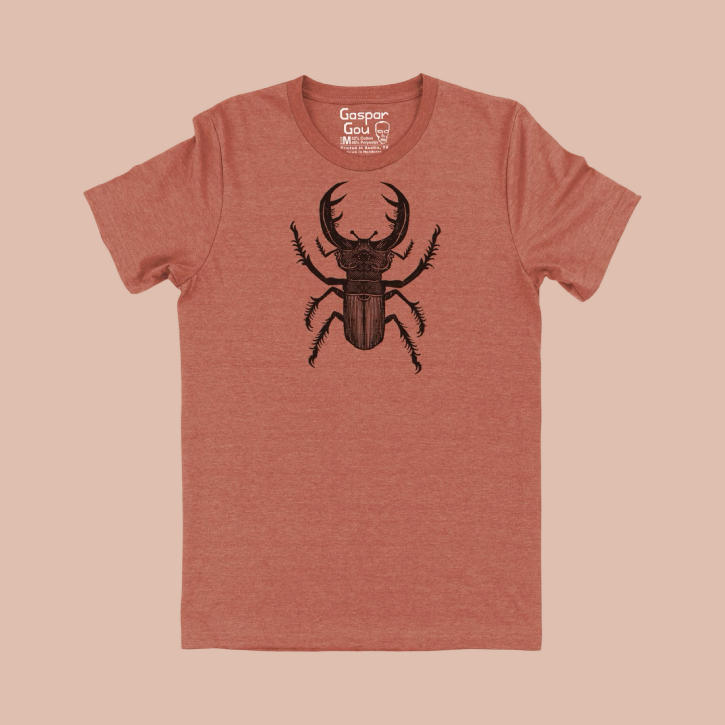 Gaspar Gou Stag Beetle Tee - Red