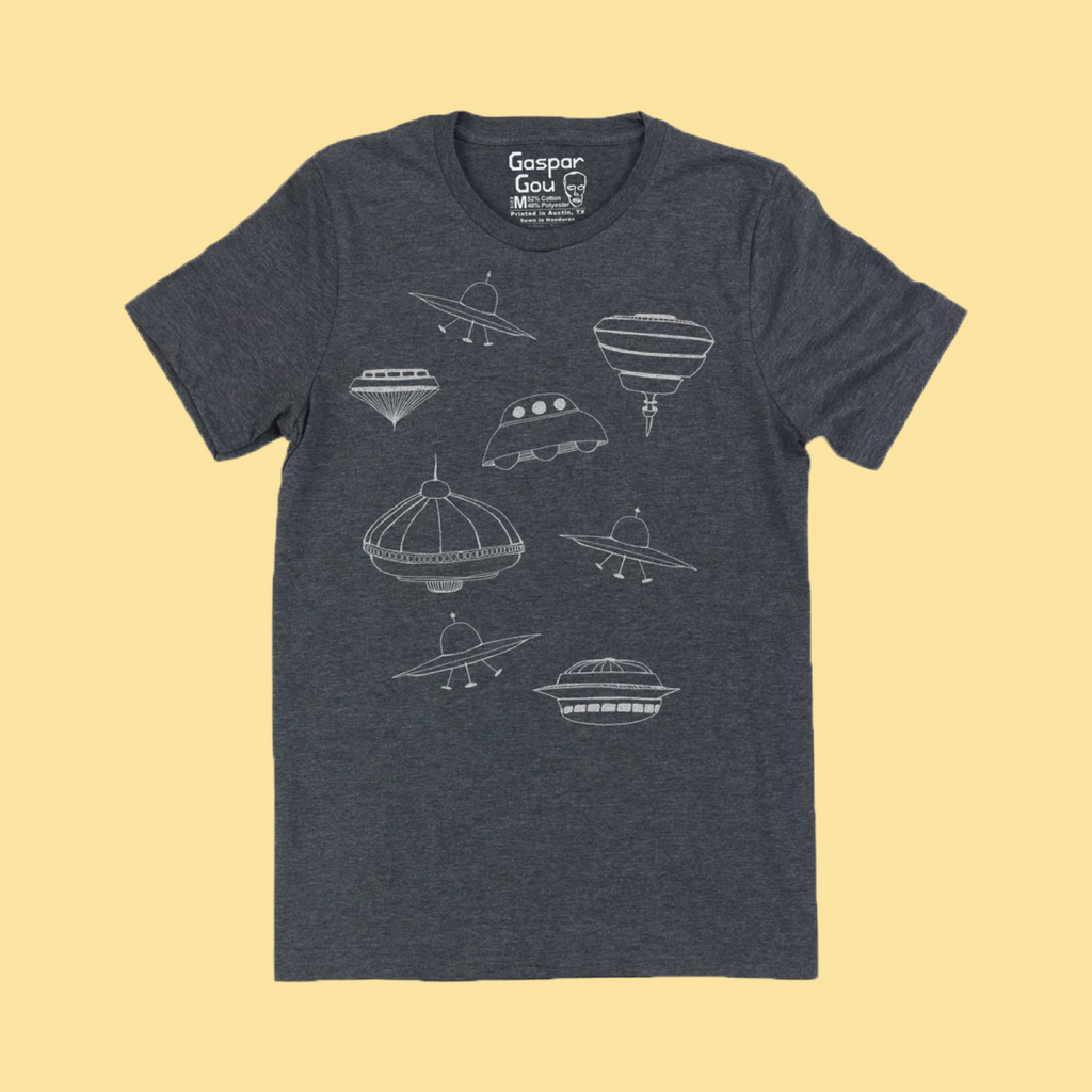 Gaspar Gou UFOs Tee - Grey