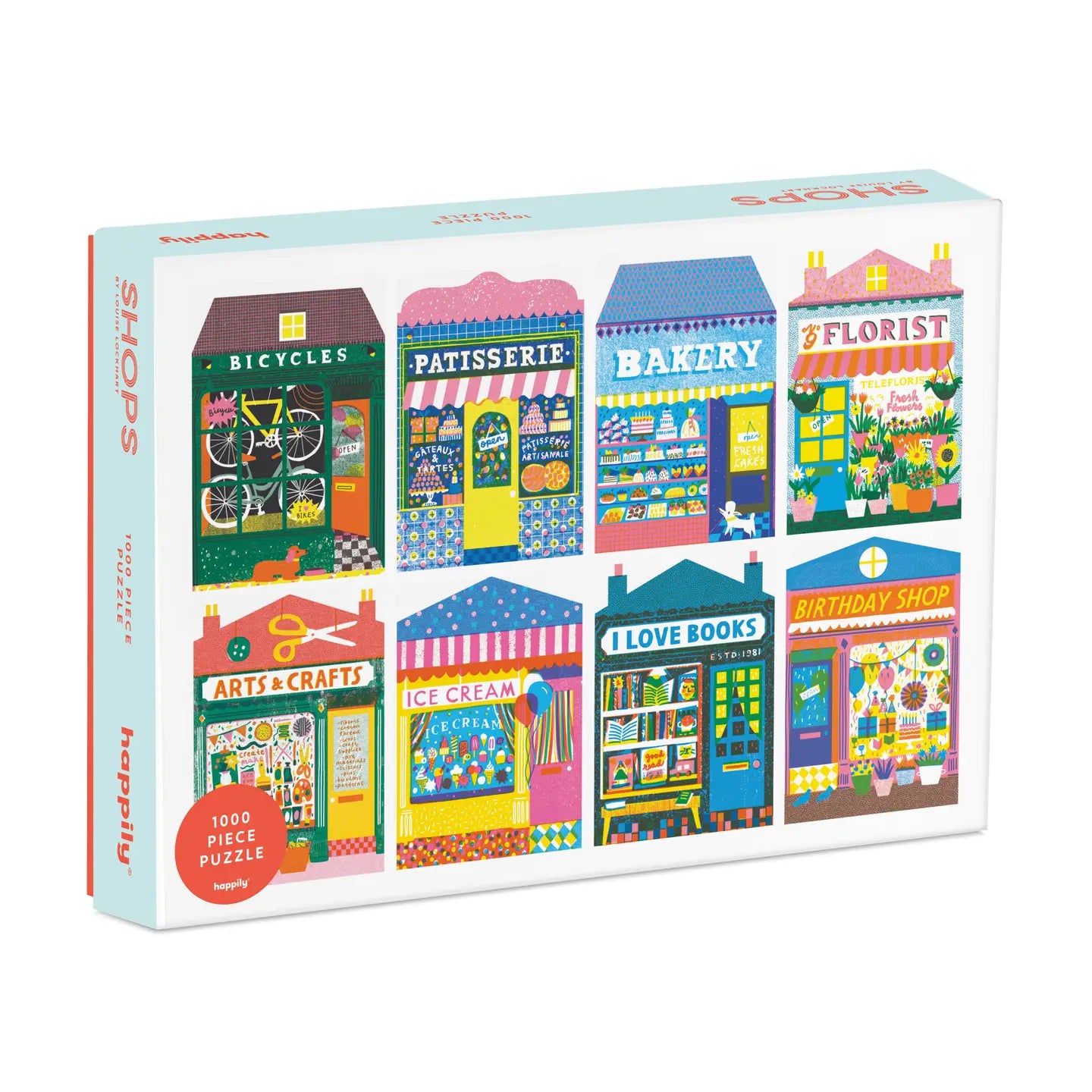 Happily Puzzles Shops 1000 Piece Jigsaw Puzzle