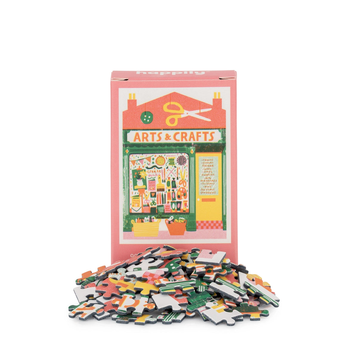 Happily Puzzles Arts & Craft Shop 99 Piece Mini Jigsaw Puzzle