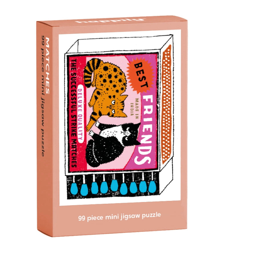 Happily Puzzles Matches 99 Piece Mini Jigsaw Puzzle