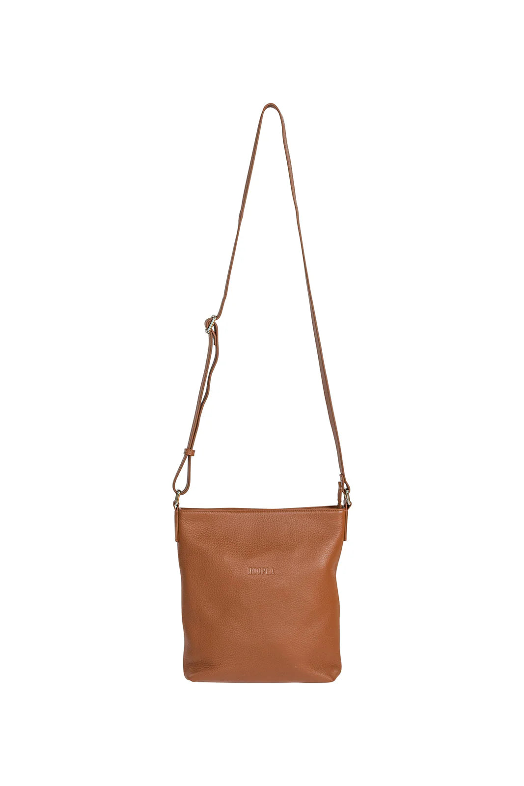 Hoopla Cross Body Slouch Bag - Tan