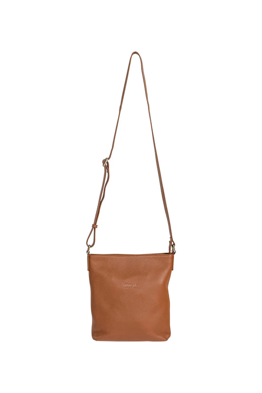Hoopla Cross Body Slouch Bag - Tan