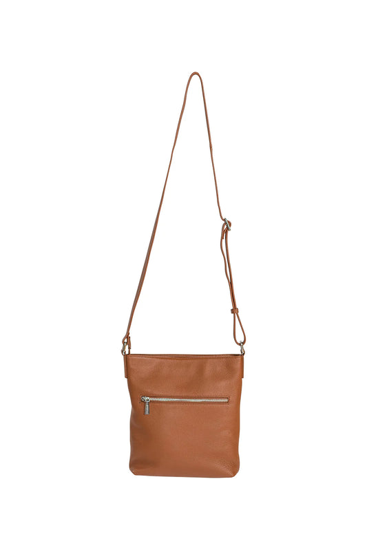 Hoopla Cross Body Slouch Bag - Tan