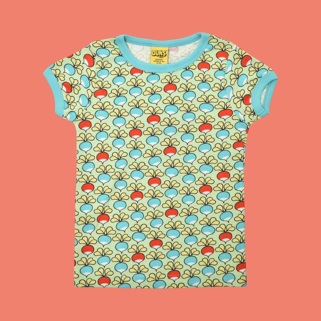 Duns Multi Radish Green Ash Kids' Short Sleeve Tee