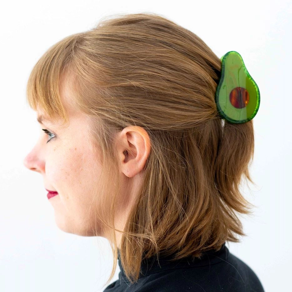 Jenny Lemons Midi Avocado Hair Claw