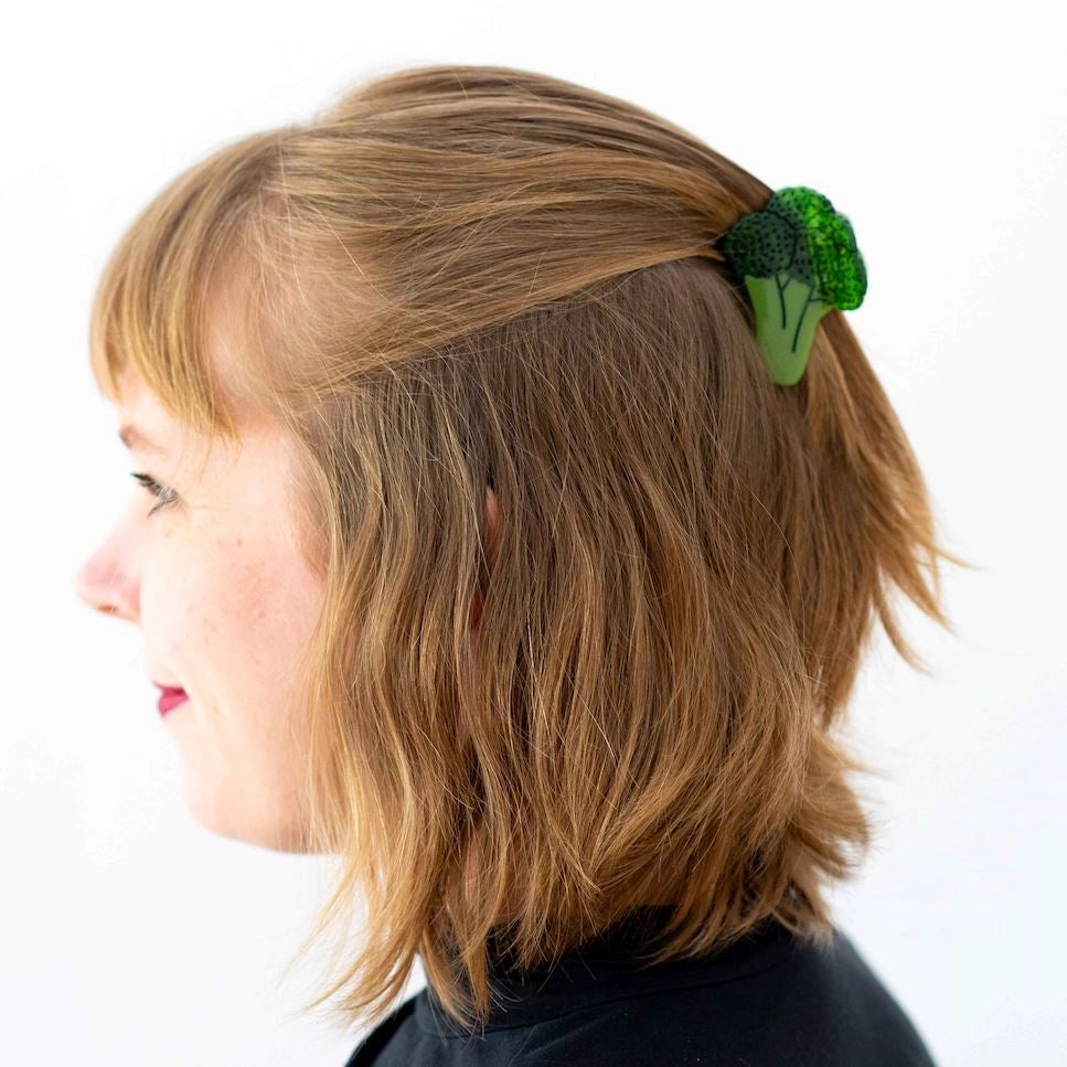 Jenny Lemons Mini Broccoli Hair Claw