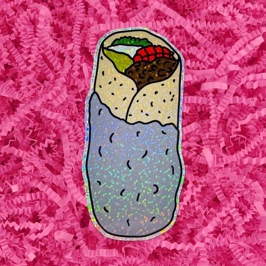 Jenny Lemons Burrito Sticker