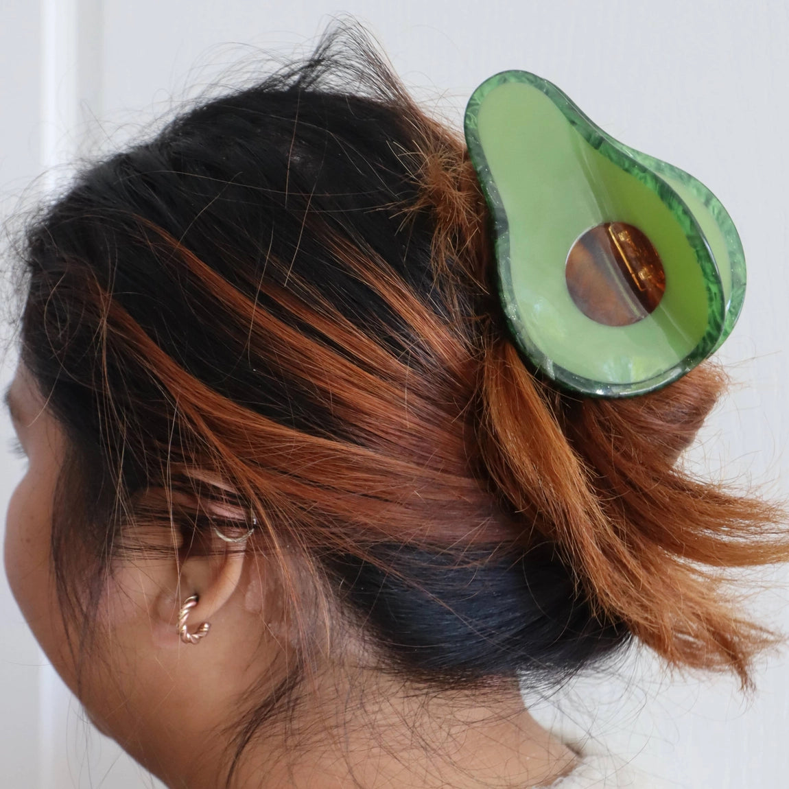 Jenny Lemons Large Avocado Hair Claw