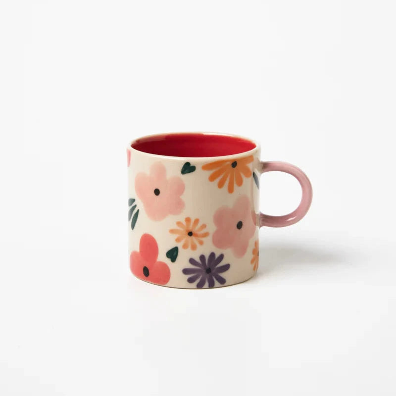 Jones & Co Ditsy Espresso Cup - Pink
