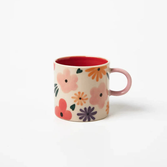 Jones & Co Ditsy Espresso Cup - Pink