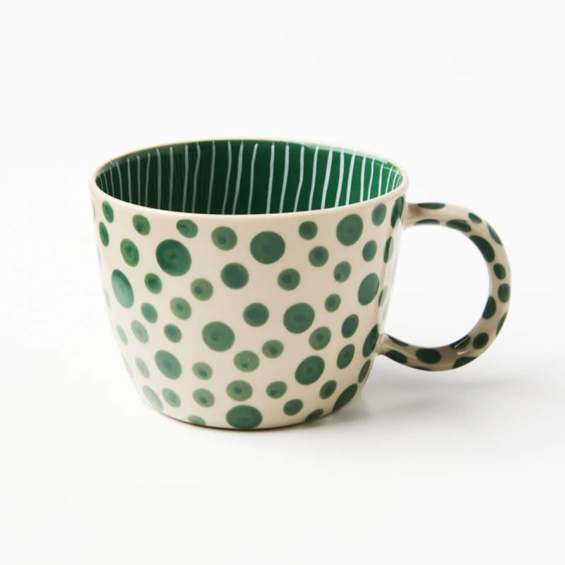 Jones & Co Chino Mug - Green Spot