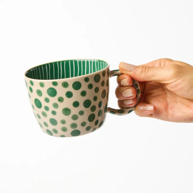 Jones & Co Chino Mug - Green Spot