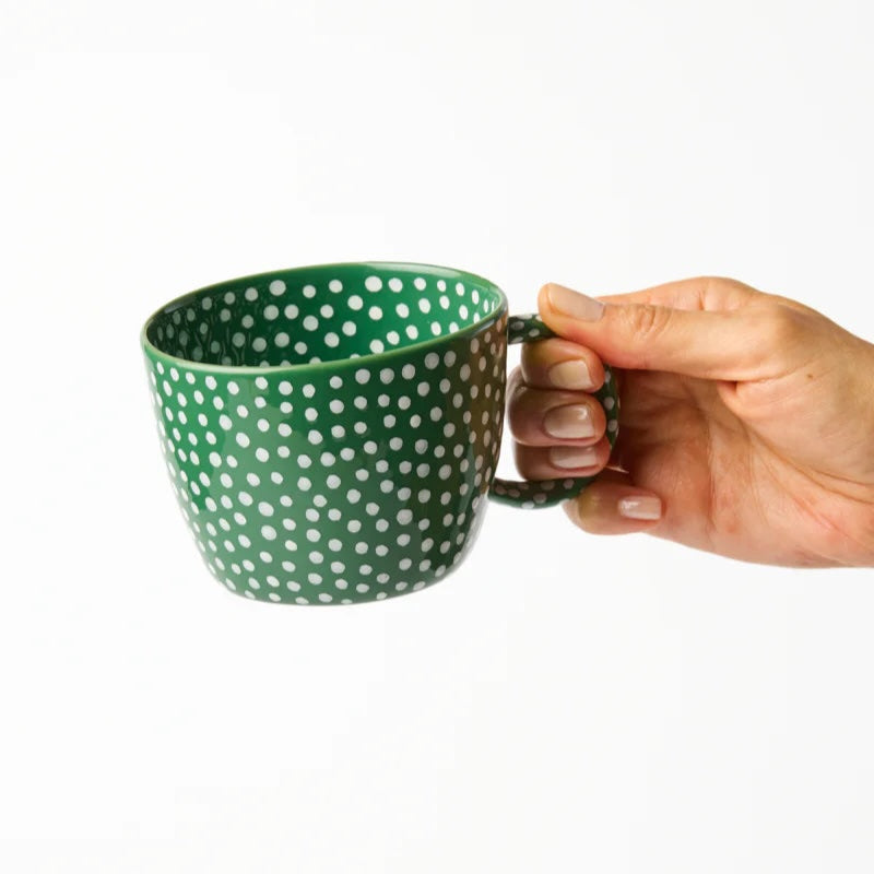 Jones & Co Chino Mug - Green Sprinkle