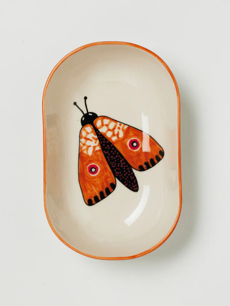 Jones & Co Moth Dish - Orange