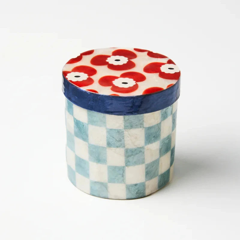 Small round shell cannister