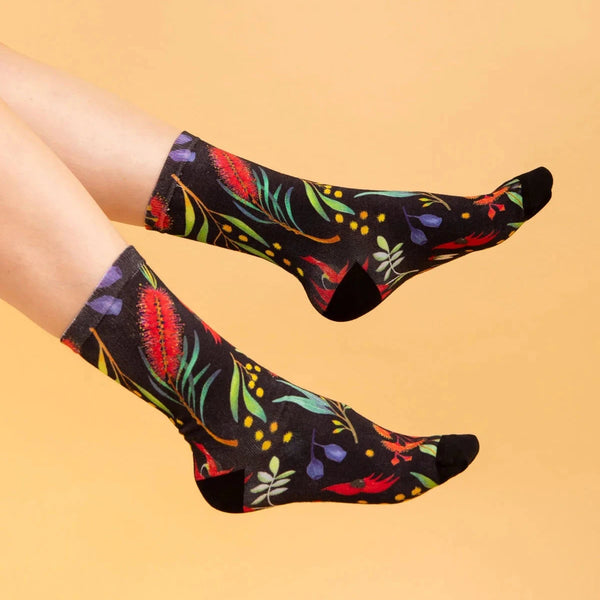 Julie White Wildflowers Socks