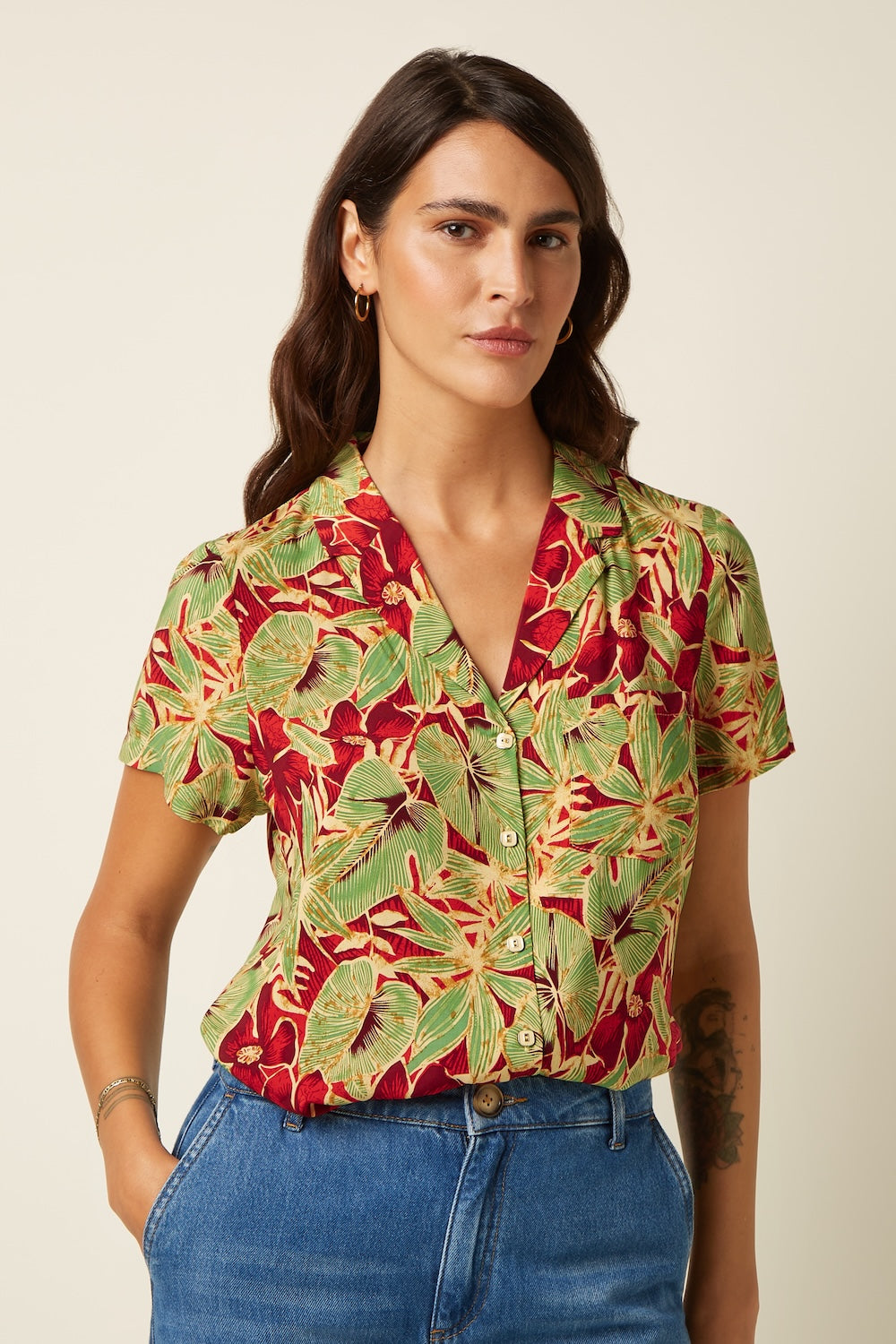 King Louie Bella Blouse - Rico