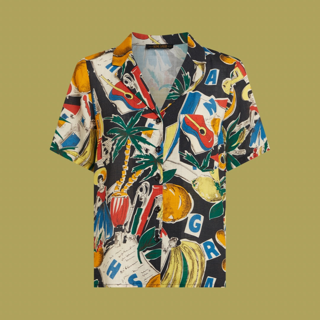 King Louie Bella Blouse - Tropez