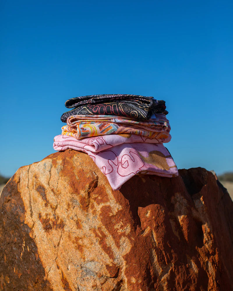 Kip & Co X Ernabella Arts Ngayuku Ngura Terry Towel
