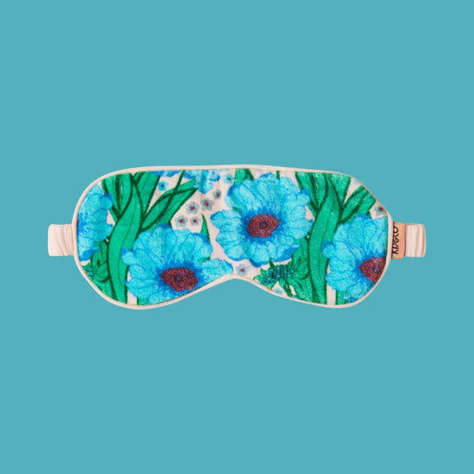 Kip & Co Tumbling Flowers Velvet Eye Mask
