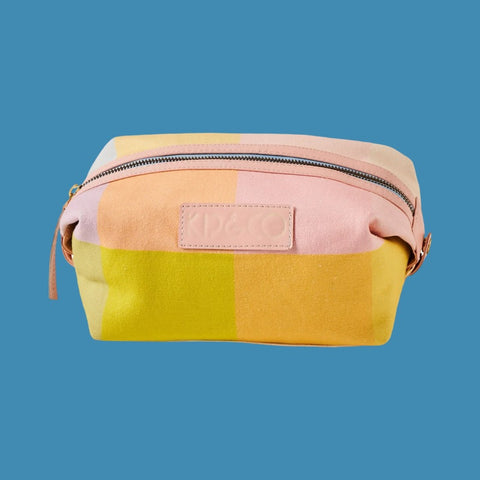 Kip & Co Corfu Tartan Toiletry Bag