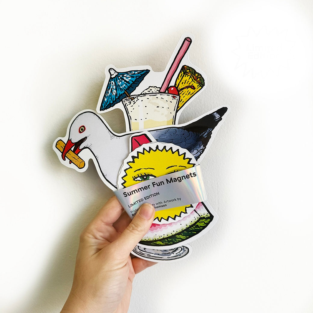 Billie Justice Thomson Summer Fun Magnet Set