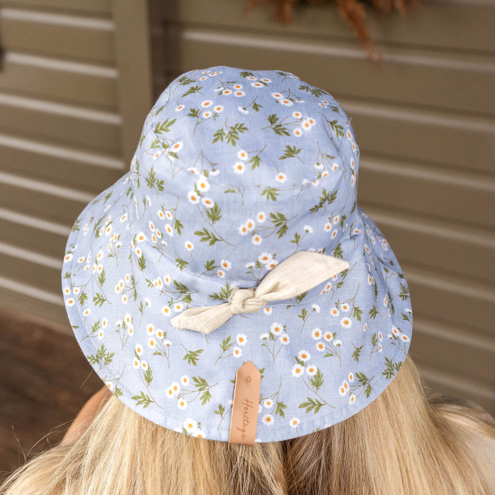Bedhead Vacationer Reversible Adult Sun Hat - Daisy