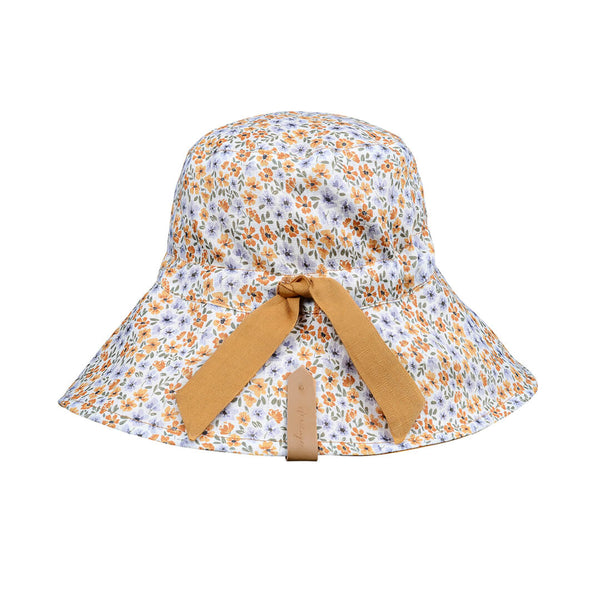 Bedhead Vacationer Reversible Adult Sun Hat - Meredith / Maize