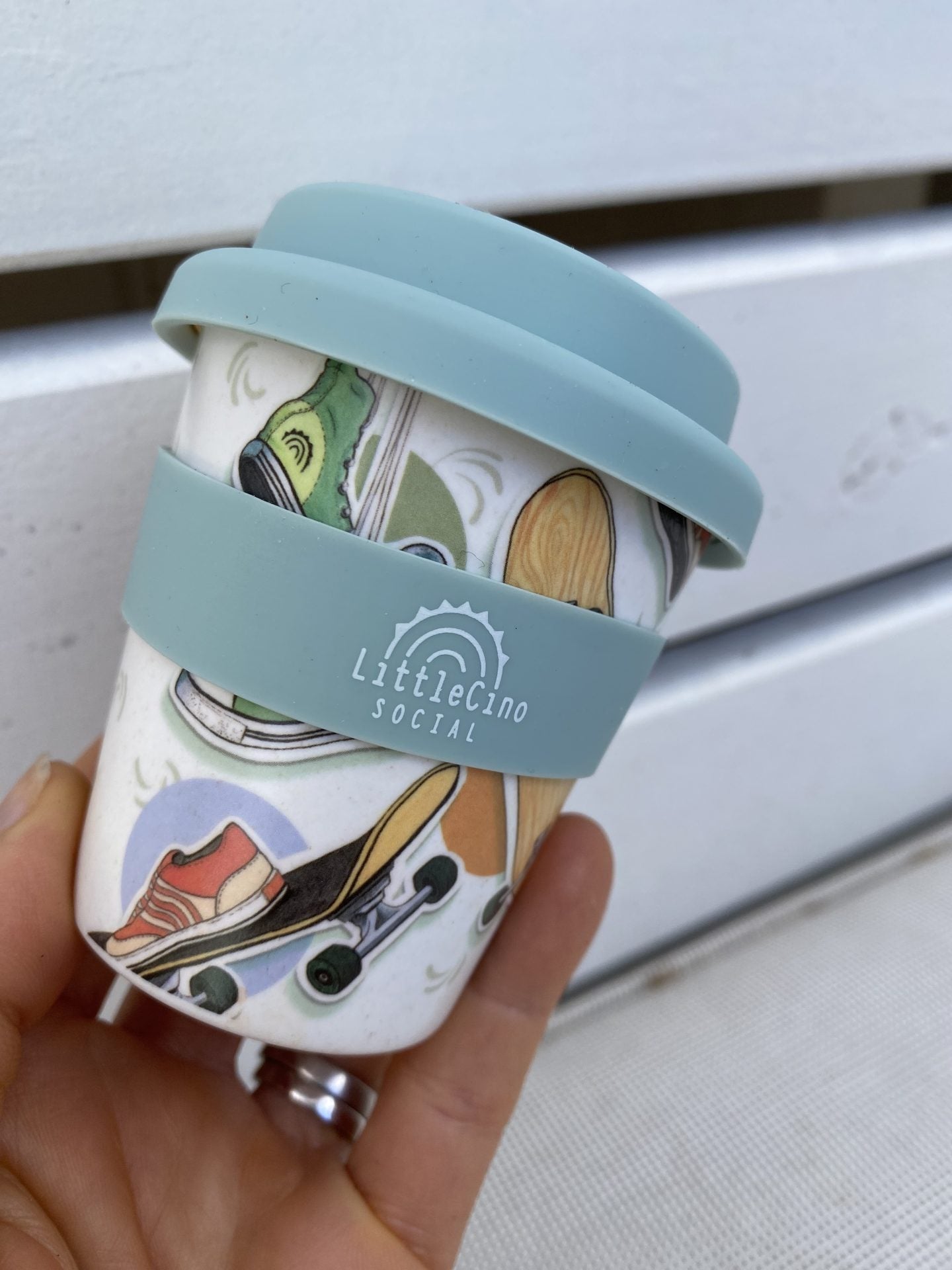 Little Cino Social Skateboard Babycino Cup