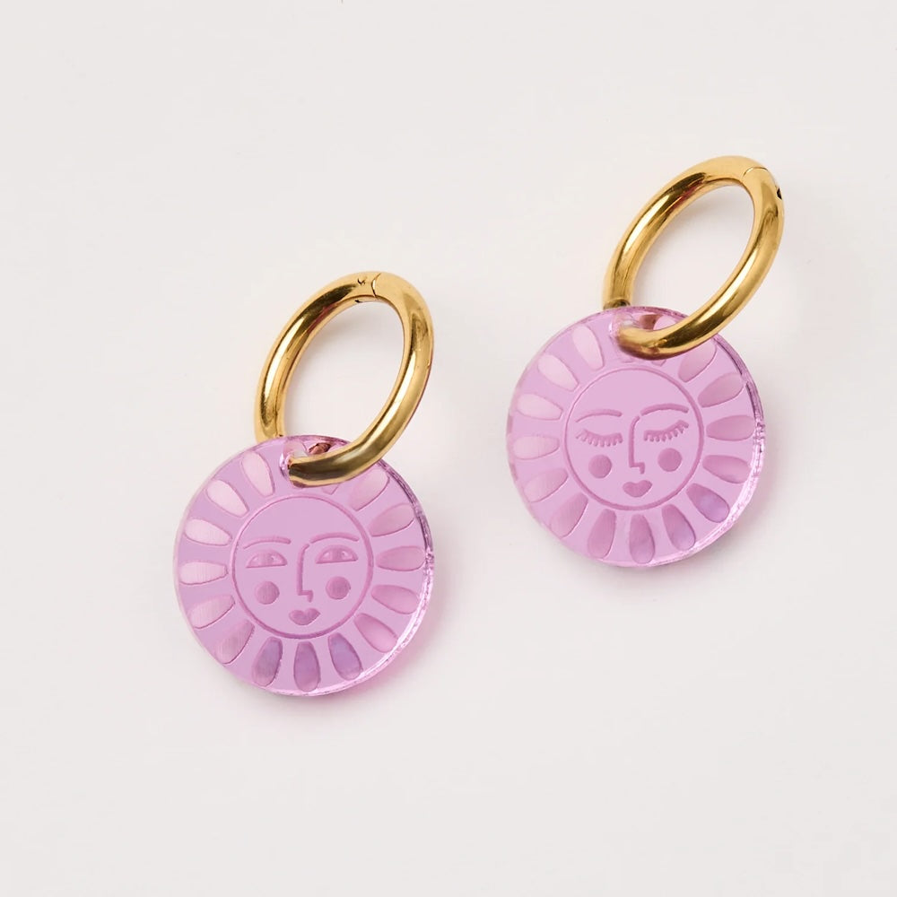 Martha Jean Blossom Bright & Shy Earrings - Violet