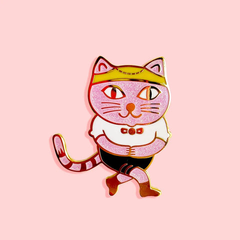 Missy Minzy Sporty Cat Pin