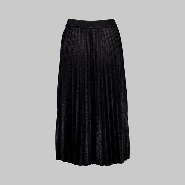 Olga de Polga Champagne Pleat Skirt - Black