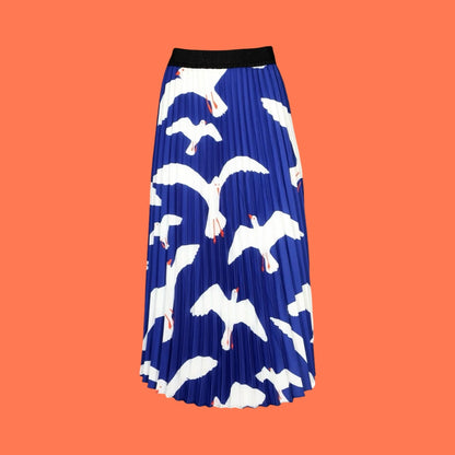 Olga de Polga Flock Pleated Skirt